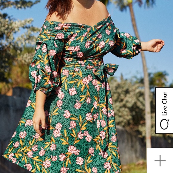 Eloquii Dresses & Skirts - NWT ELOQUII 22W Tiger Lily Fit and Flare Dress